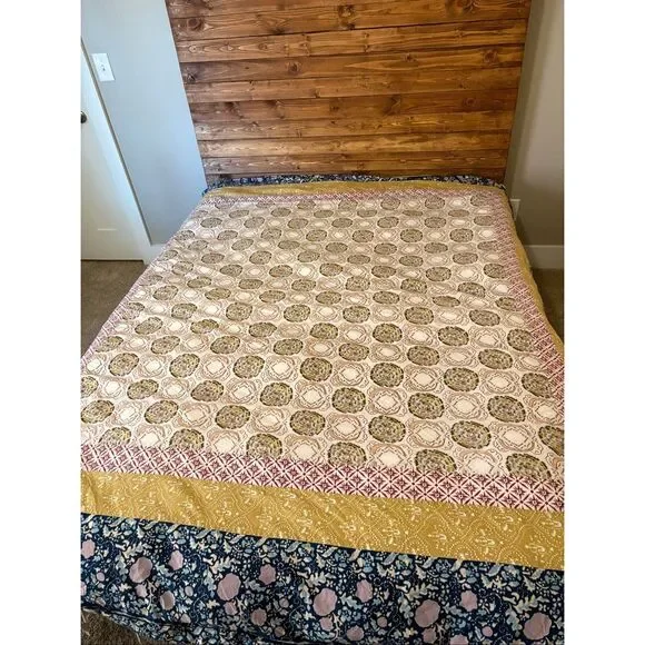 Anthropologie Meguro Cotton Slub Duvet Covern Queen Size EUC Duvet Only - Picture 6 of 8